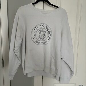 Club Monaco White Women's sweatshirt